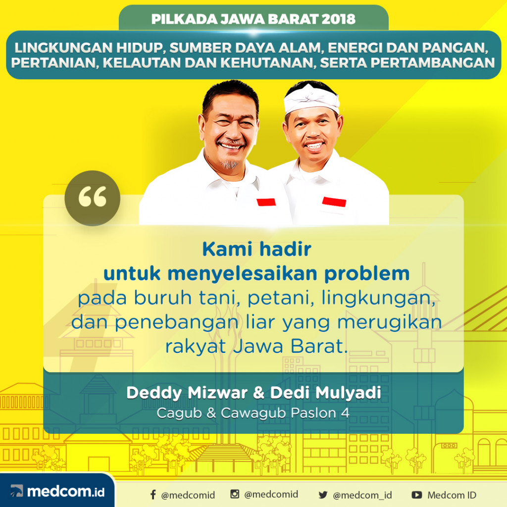 Debat Pilkada 2018 Jawa Barat, Pasangan Calon Nomor Urut 4