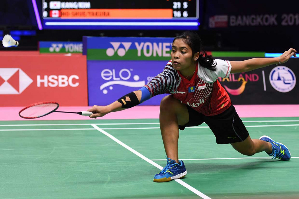 Sebelumnya, pada partai ketiga, tunggal putri Gregoria Mariska Tunjung berhasil membuat Indonesia unggul 2-1 setelah mengalahkan Goh Jin Wei 22-20,  21-16.