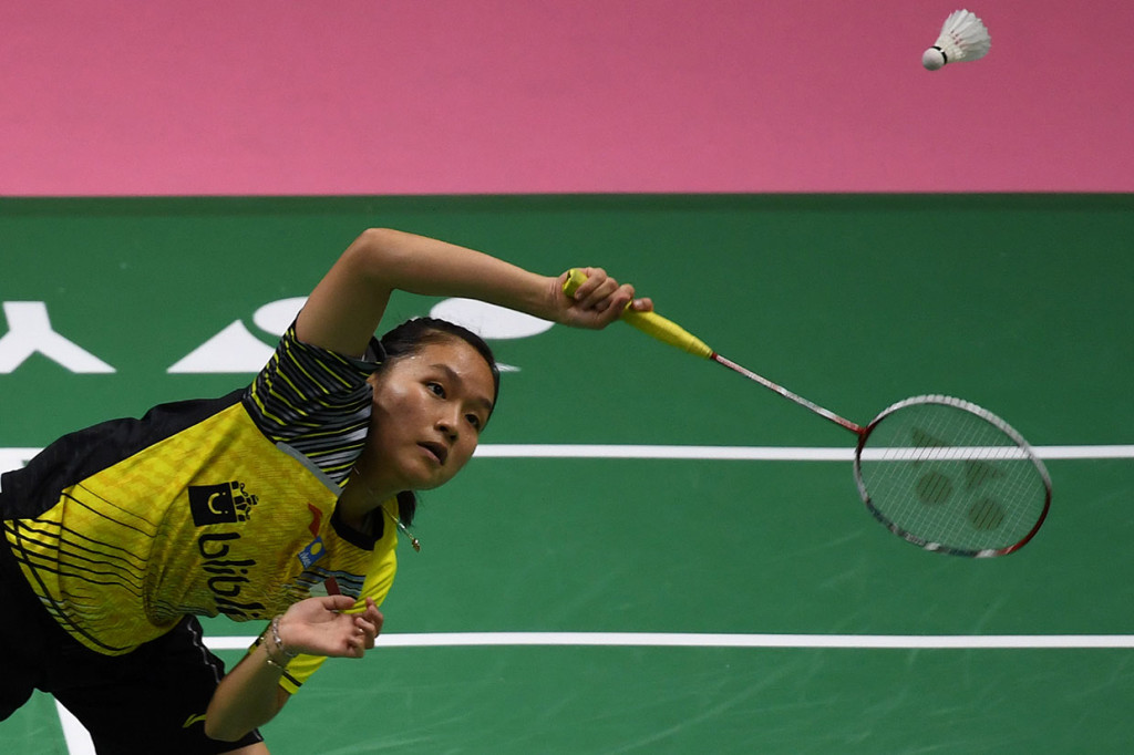 Dan tunggal terakhir Ruselli Hartawan menundukkan Katia norman 21-17 21-16.