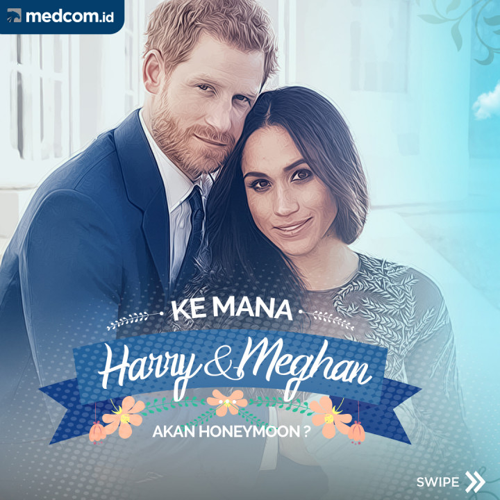 Kemana Harry dan Meghan akan <em>Honeymoon</em>?
