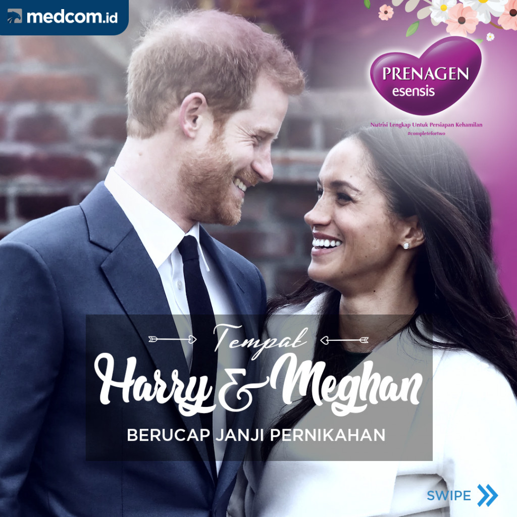 Tempat Harry dan Meghan Berucap Janji Pernikahan