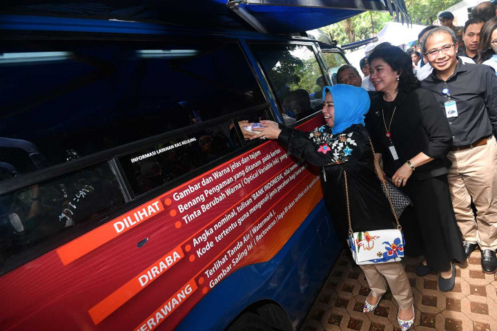 Secara keseluruhan, terdapat 160 titik yang menjadi tempat layanan kas keliling BI di Jakarta. 