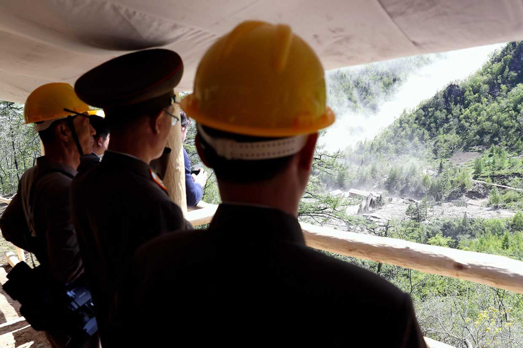Media Korea Selatan menggambarkan bagaimana pejabat Korut memanggil media untuk menanyakan apakah mereka siap untuk memfilmkan ledakan pertama. Mereka lalu menghitung mundur.