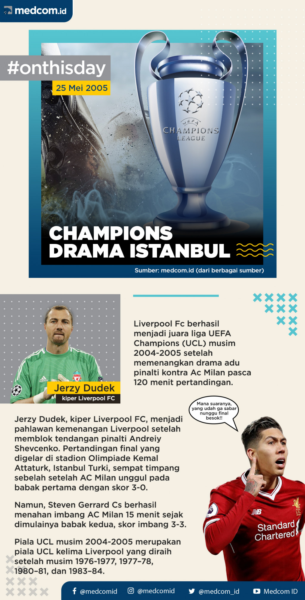 Pada Hari Ini: Champions Drama Istanbul