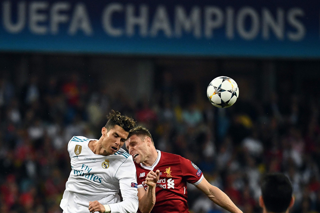 Madrid dan Liverpool berduel ketat di babak pertama. Skor 0-0 menghiasi paruh pertama pertandingan. AFP/FRANCK FIFE