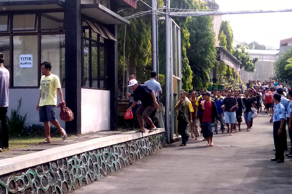 Lapas yang berada di Jalan Kaliurang Km 17, Pakem, Kabupaten Sleman tersebut terdampak erupsi Merapi pada tahun 2010 lalu.