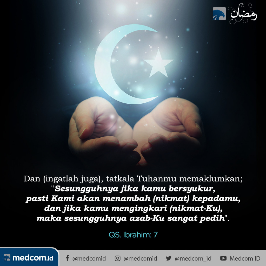Quote Ramadan: Kenikmatan Bersyukur
