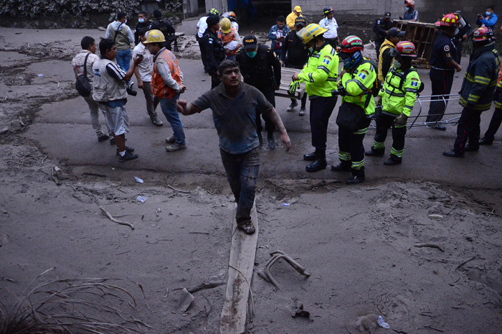 Erupsi pada Minggu (3/6) waktu setempat ini merupakan erupsi kedua terbesar sepanjang tahun ini. AFP/NOE PEREZ