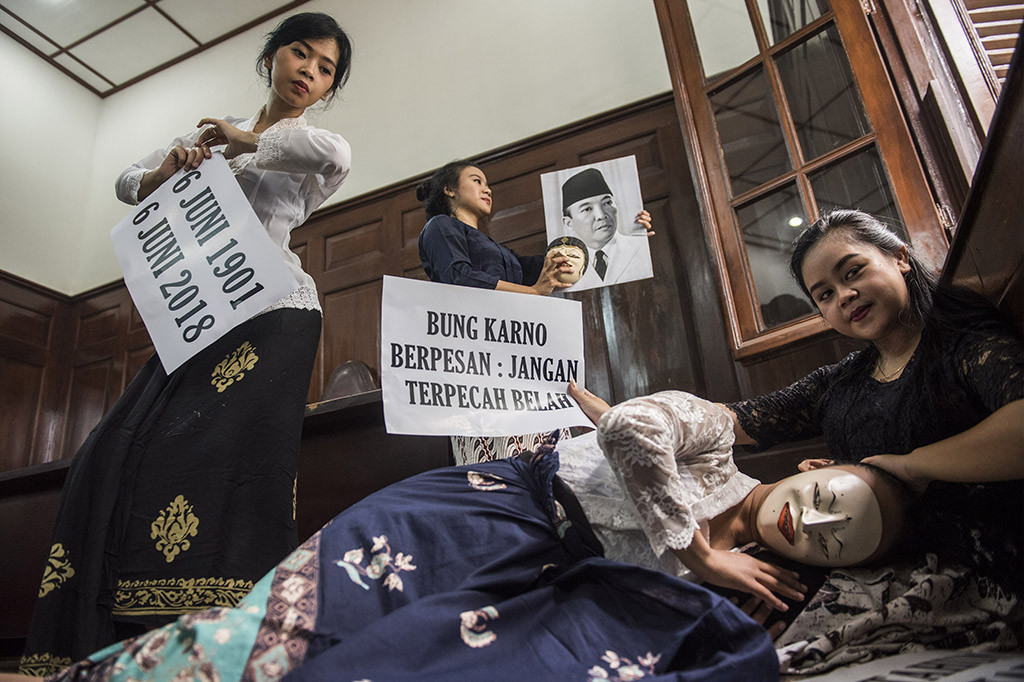 Kegiatan tersebut dalam rangka memperingati hari lahir ke-117 Presiden RI Soekarno.