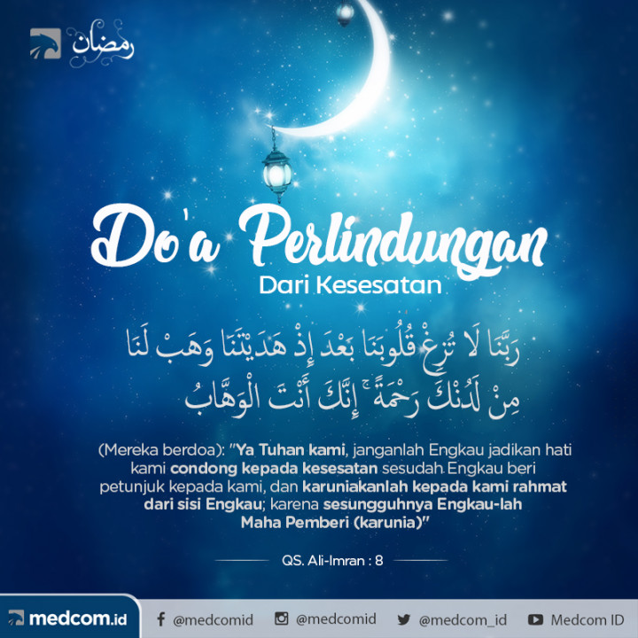 Quotes Ramadan: Do'a Memohon Perlindungan dari Kesesatan