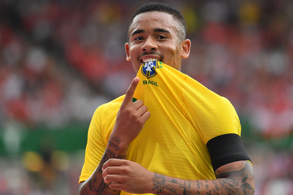 Gabriel Jesus mencetak gol pada menit ke-36 memanfaatkan kemelut di depan gawang kiper Austria, Heinz Lindner. 
