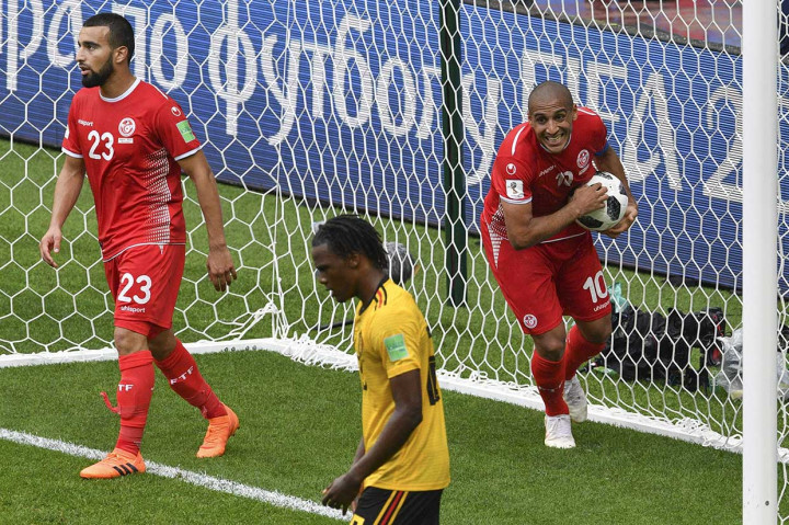 Dan Tunisia mendapat gol hiburan pada masa injury time lewat kapten Wahbi Khazri untuk membuat kedudukan menjadi 5-2.