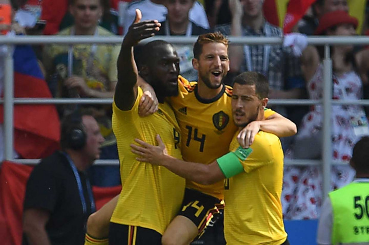 Pada masa injury time babak pertama, Lukaku kembali mencatatkan namanya di papan skor untuk membuat Belgia unggul 3-1 setelah menerima  umpan dari Thomas Meunier.