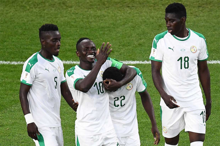 Menit ke-71 Senegal kembali unggul lewat sontekan Moussa Wague.
