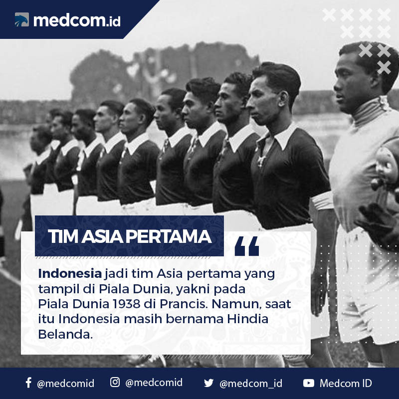 Indonesia Wakil Pertama Asia di Piala Dunia
