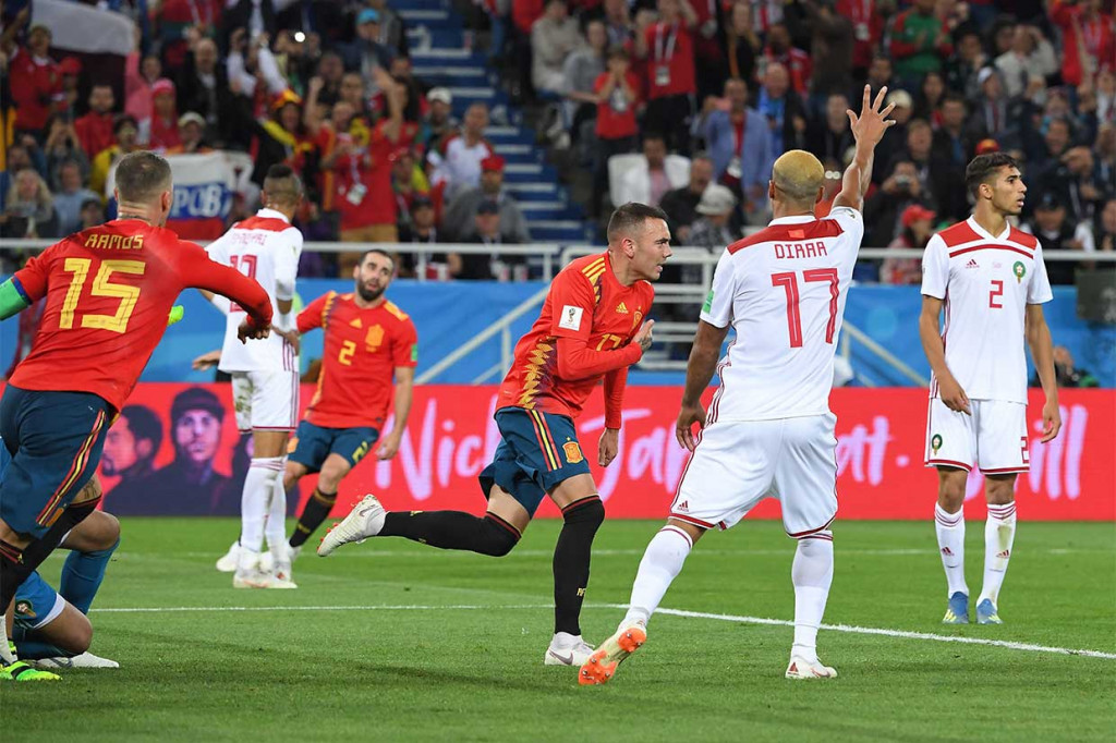 Namun pemain pengganti Iago Aspas mampu menyamakan kedudukan menjelang akhir pertandingan setelah terjadi konsultasi lewat VAR.