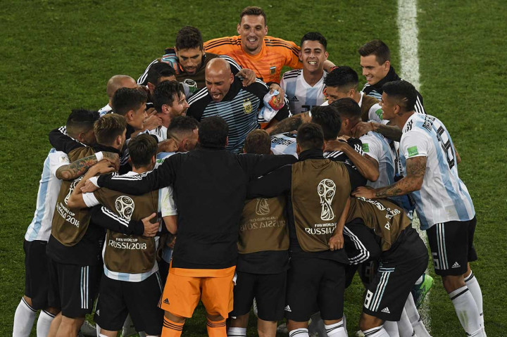 Argentina mengakhiri penyisihan grup sebagai runner-up dengan 4 poin untuk mendampingi Kroasia melaju ke babak 16 besar.