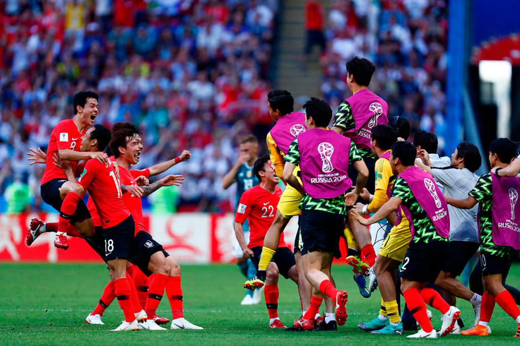Menang 2-0, Korsel bercokol di peringkat ketiga klasemen Grup F di atas Jerman dengan poin sama 3.