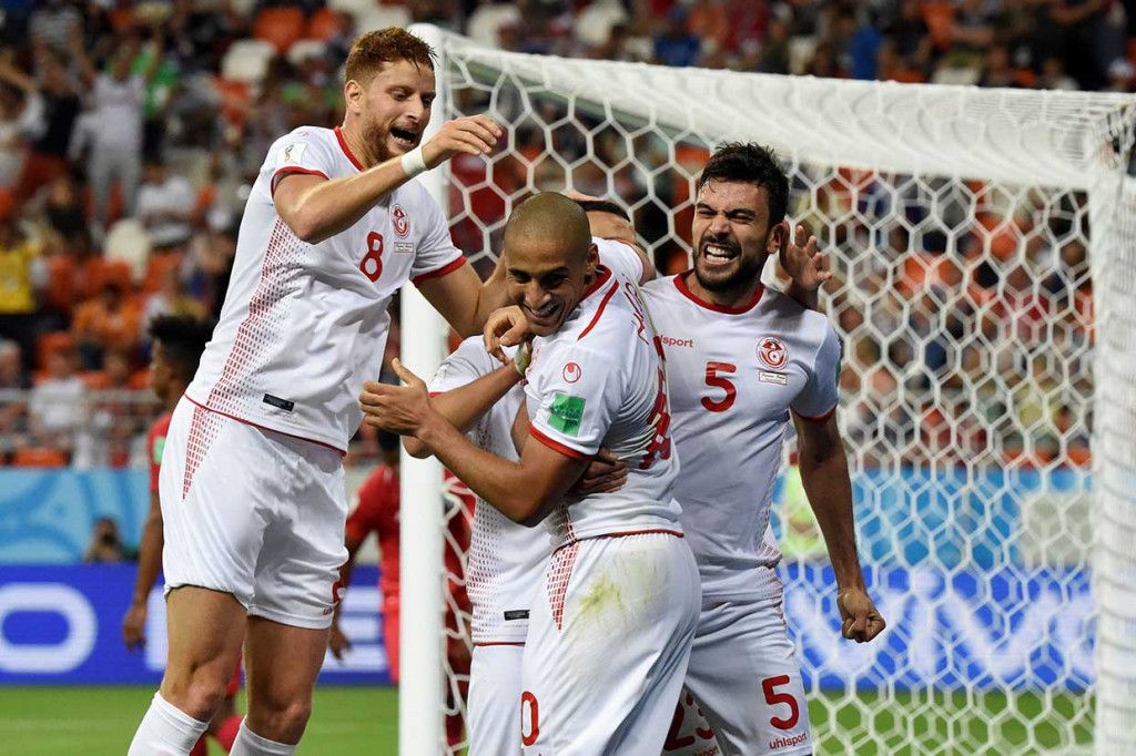 Menit ke-66 Khazri mencetak gol pertama sekaligus gol kedua bagi Tunisia. Skor 2-1 bertahan hingga laga usai.