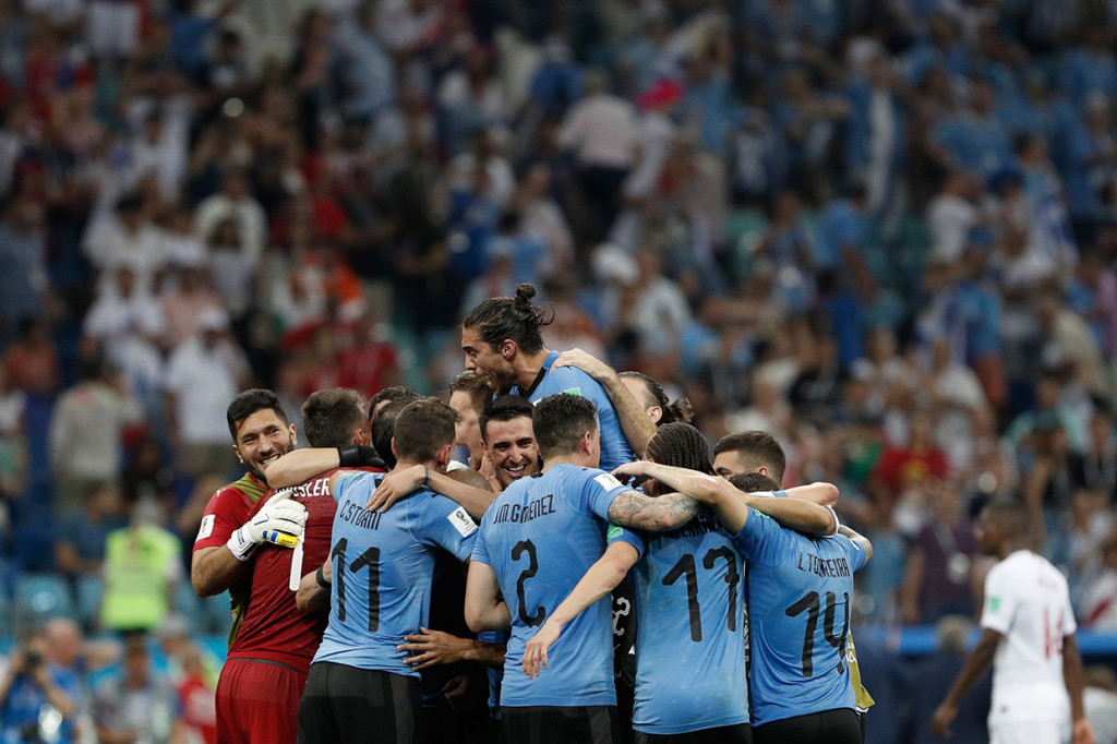 Mereka pun melaju ke perempat final dan bakal menantang Prancis. Afp Photo/Adrian Dennis