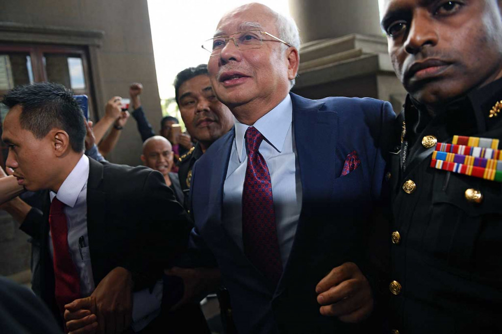 Najib akan menghadapi dakwaan atas kasus dugaan penyelewengan dana SRC International Sdn Bhd, perusahaan yang terkait skandal 1MDB.