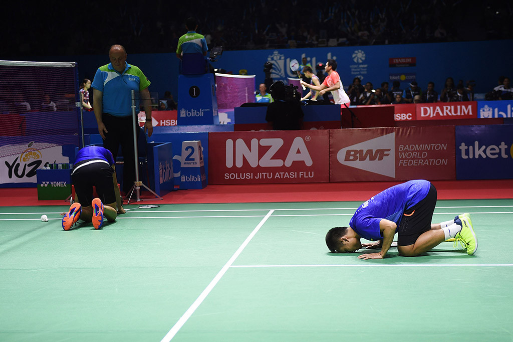 Tontowi/Liliyana menyusul Hafiz Faizal/Gloria Emanuelle WIdjaja dan Ricky Karanda Suwardi/Debby Susanto yang lebih dulu lolos ke perempat final Indonesia Open 2018.
