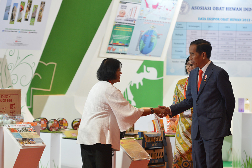 Pameran yang diikuti pelaku industri, peneliti, pemerhati, produsen, serta perwakilan lembaga pemerintah yang bergerak di bidang peternakan tersebut diikuti 550 peserta dari 40 negara. 