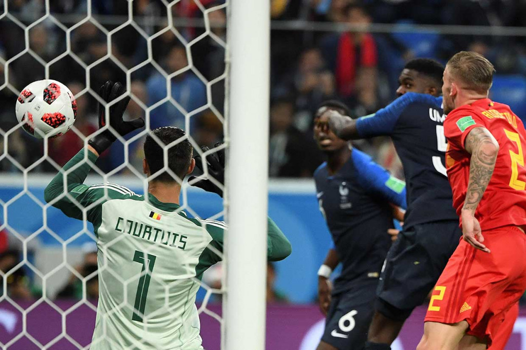 Sebelumnya, setelah imbang tanpa gol di babak pertama, Prancis berhasil memecah kebuntuan lewat sundulan Samuel Umtiti pada menit ke-51.