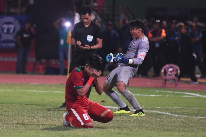 Dari lima penendang, Indonesia cuma bisa melesakkan dua gol Muhammad Luthfi dan Rivaldo. Sementara tiga penendang Indonesia gagal. Witan Sulaeman, Firza Andika dan hanis Sagahra tak mampu menjalankan tugasnya dengan baik.
