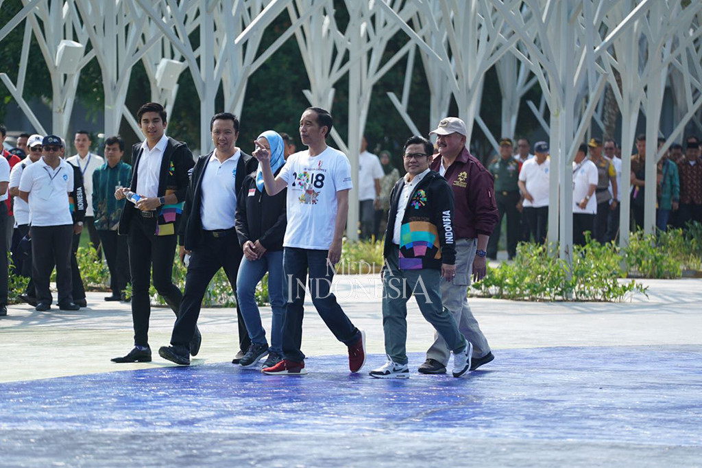 Serta ada tamu kehormatan, Menpora Malaysia Syed Saddiq dan Ketua Umum Partai Kebangkita Bangsa (PKB) Muhaimin Iskandar. 