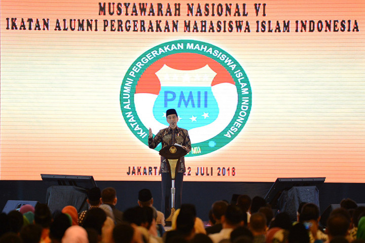 Muasis Pmii Jokowi Buka Munas VI Ikatan Alumni PMII