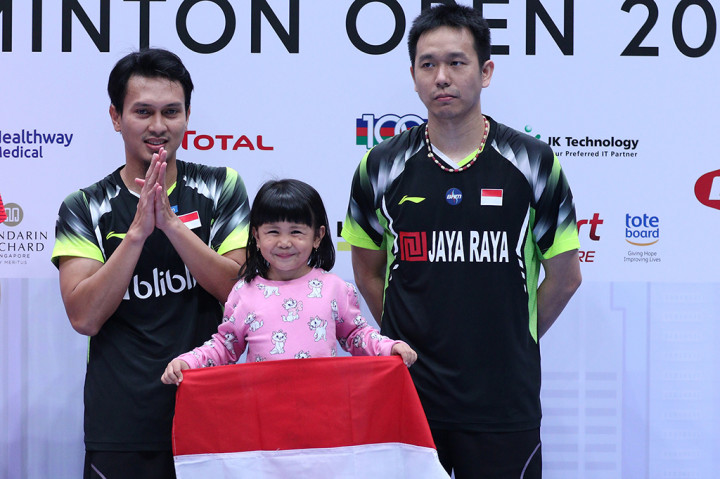 Gelar Singapura Terbuka 2018 menjadi yang kedua diraih Mohammad Ahsan/Hendra Setiawan. Sebelumnya, Ahsan/Hendra pernah menjadi juara pada Singapura Terbuka 2013.