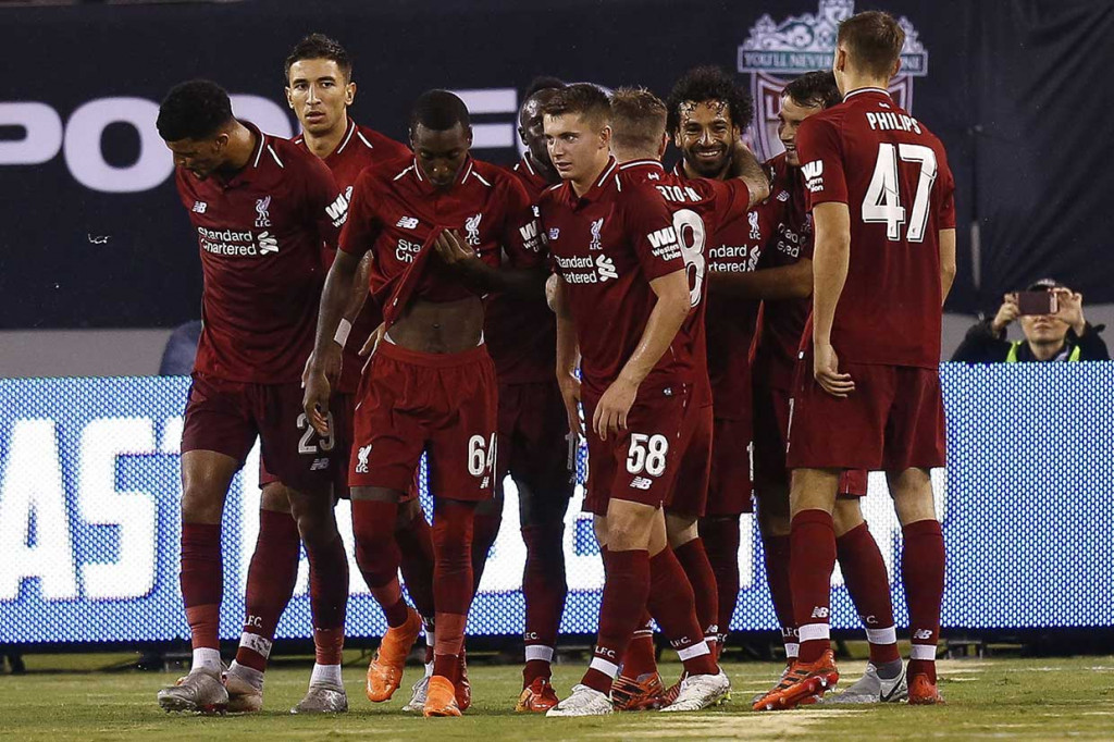 Tertinggal terlebih dahulu, Liverpool berhasil menyamakan kedudukan pada menit ke-63 lewat sundulan Mohammed Salah.