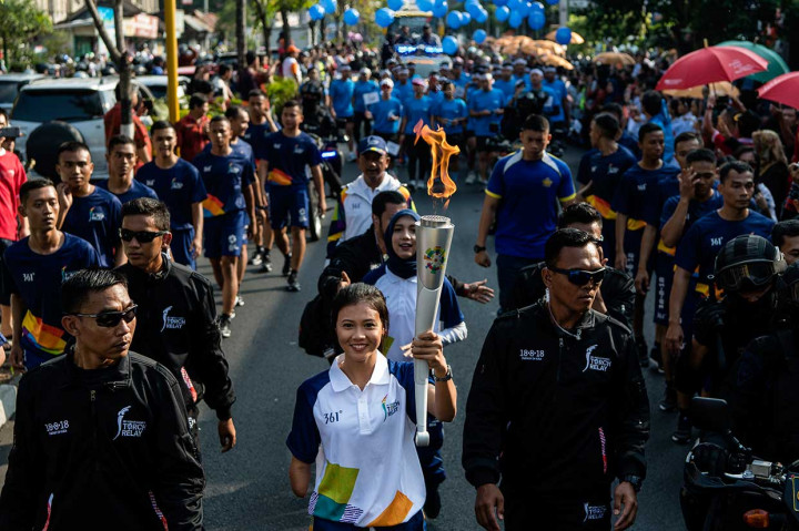 Dari Yogyakarta semangat bangga sebagai warga Indonesia mengalir. Api itu menjadi simbol semangat Indonesia sebagai tuan rumah perhelatan akbar ajang olahraga terbesar di Benua Asia. Nyalanya menjadi harapan Indonesia akan menorehkan prestasi yang membanggakan pada kancah Asian Games 2018. Nyala api obor yang tak padam itu ialah energi bagi Asia.