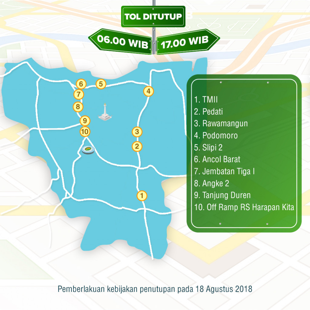 Arus Lalin Asian Games 2018