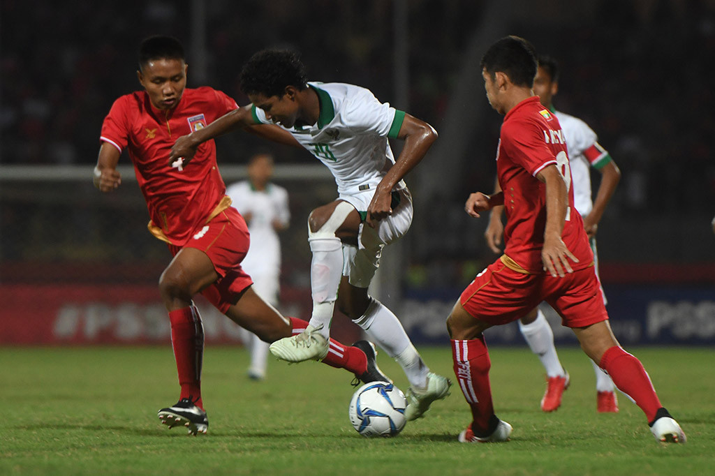 Timnas Indonesia U-16 sukses mengalahkan Myanmar dengan skor 2-1 dalam laga penyisihan grup A Piala AFF U-16 di Gelora Delta Sidoarjo, Sidoarjo, Jawa Timur.