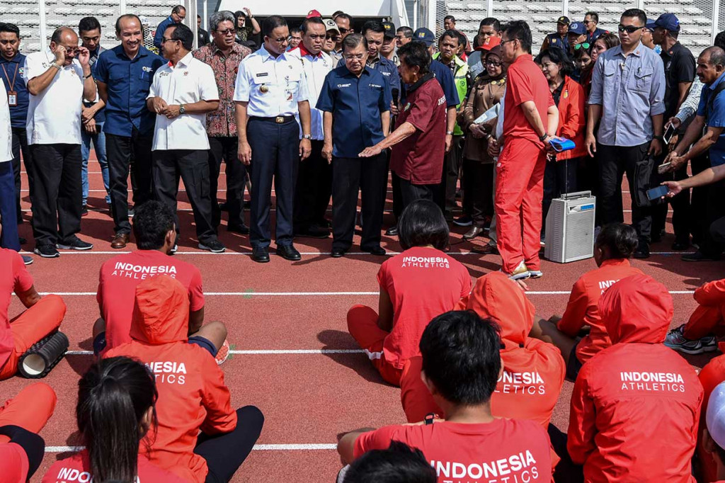 Wapres menyatakan Indonesia sudah sangat siao menggelar Asian Games 2018. 
