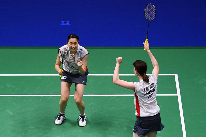 Sementara Matsumoto/Nagahara di final akan bertemu sesama pasangan Jepang, antara Yuki Fukushima/Sayaka Hirota atau Shiho Tanaka/Koharu Yonemoto.