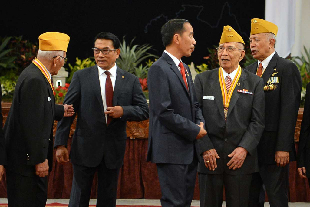 Usai pengukuhan, Jokowi menyatakan bahwa tunjangan kehormatan untuk LVRI akan diberikan pada September 2018. 