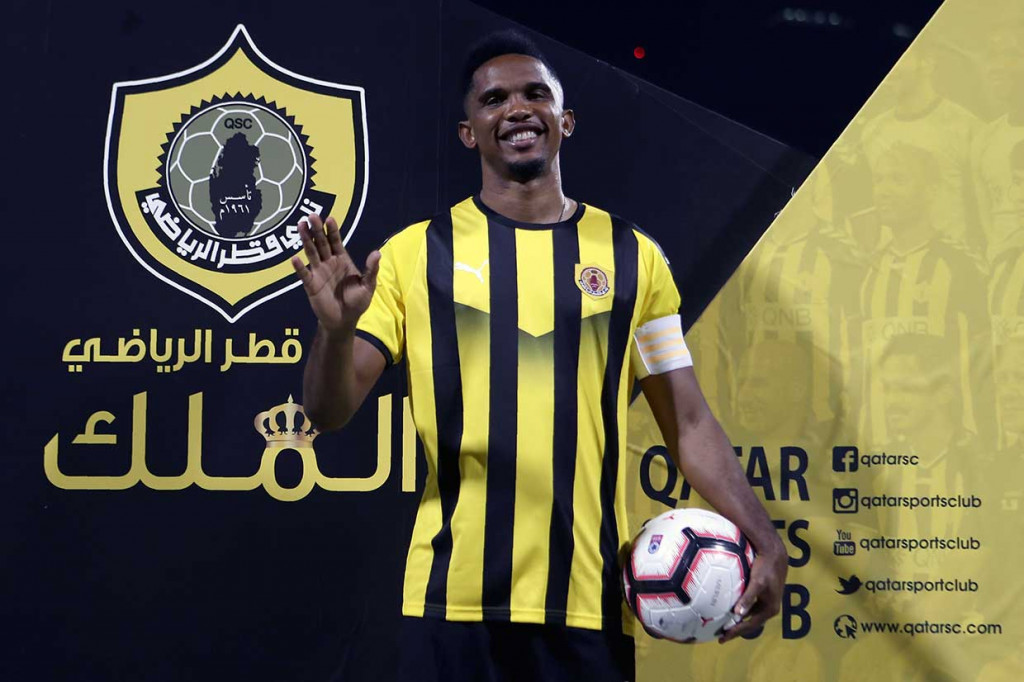 Eto'o, yang empat kali terpilih sebagai Pemain Terbaik Afrika, menjadi rekrutan nama besar terkini yang bergabung ke Liga Qatar, setelah mantan pemain timnas Spanyol Xavi dan mantan pengatur serangan Belanda Wesley Sneijder.
