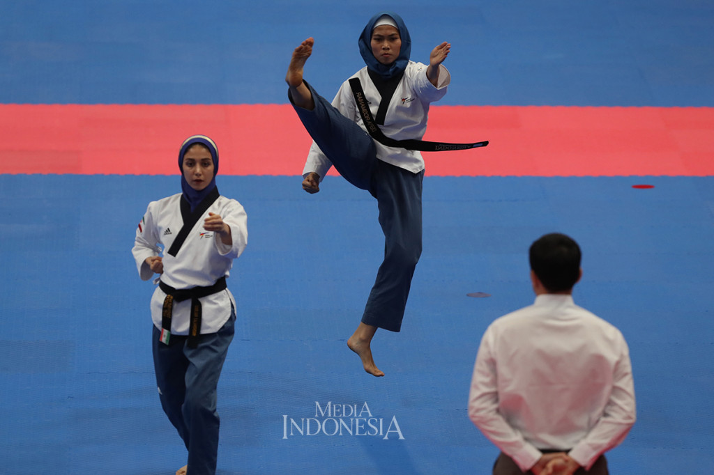 Berdasarkan pantauan di laman resmi Asian Games 2018, Defia mendapatkan 8,690 angka. Atlet berusia 23 tahun tersebut mengungguli Marjan Salahshouri yang mencatatkan 8,470 poin. MI/Ramdani