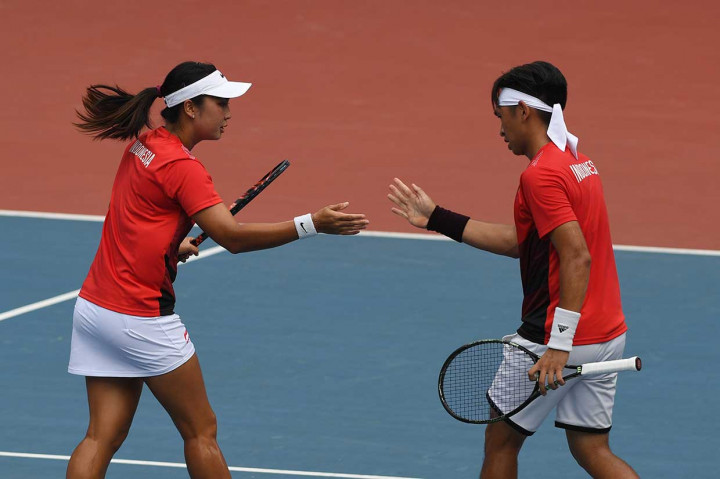 Rungkat/Alida menang dua set langsung 7-6(3) dan 6-4.