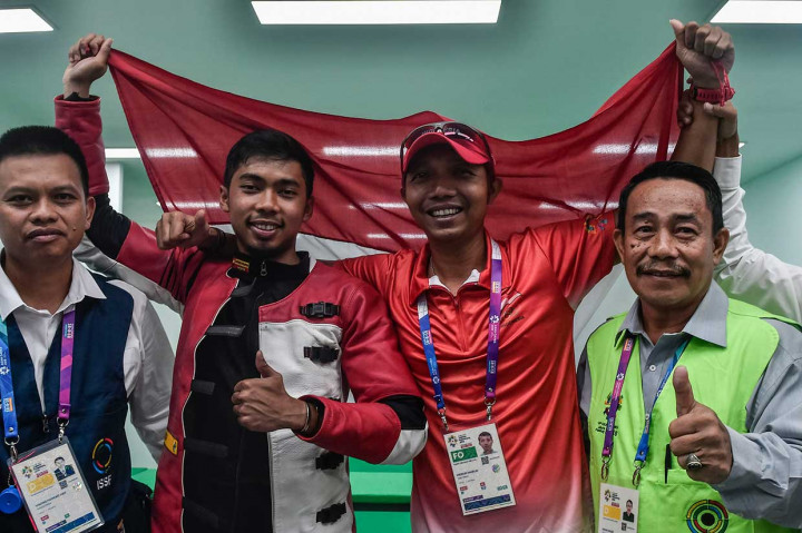Petembak yang akrab disapa Tera ini meraih total 380 poin. Ia berjarak empat poin dari petembak Korea Utara, Myong Won Pak, yang meraih emas dengan 384 poin. Sementara itu, perunggu dimenangkan oleh Yu Gan dari China dengan 379 poin.