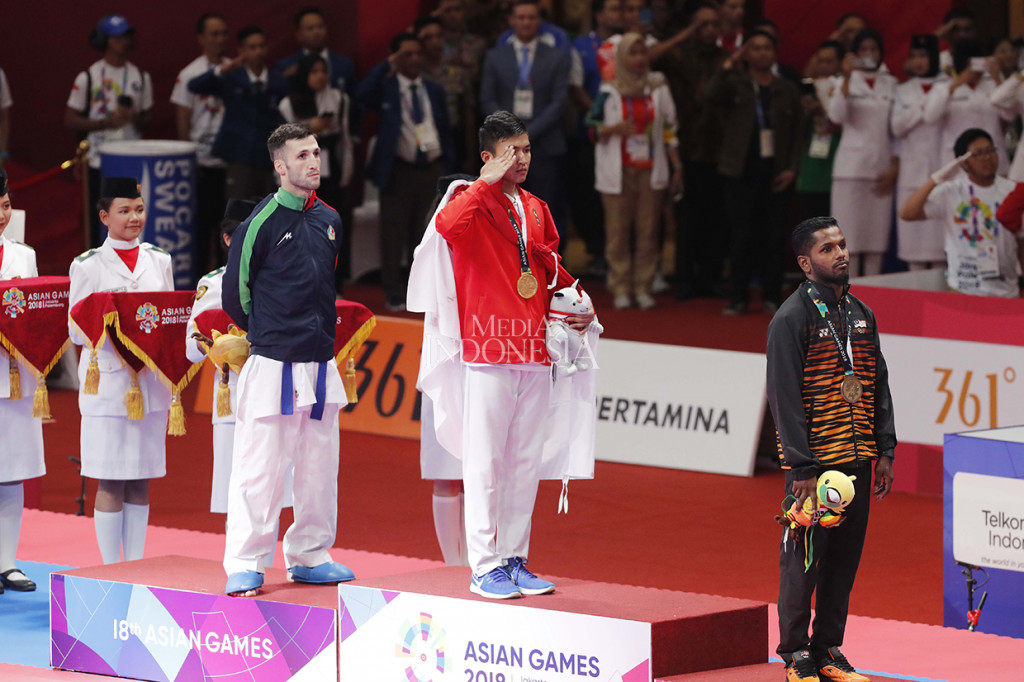 Persembahan tersebut membuat karate kembali bisa menyumbang medali emas untuk Indonesia di ajang Asian Games semenjak kali terakhir melakukannya pada 2002 silam.