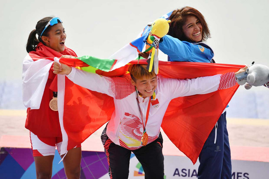 Riska Andriyani menempati urutan kedua melintasi garis finish dengan catatan waktu 49.086 detik sedangkan atlet Tiongkok Sun Mengya yang berada di urutan pertama memiliki catatan waktu 49.070 detik. Sedangkan di urutan ke tiga atau medali perunggu diraih pedayung dari Uzbekistan Rakhmatova Dinoza dengan catatan waktu 49.282 detik.