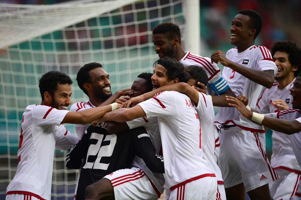 Sementara itu di perebutan tempat ketiga, Uni Emirat Arab berhasil menundukkan Vietnam lewat adu penalti 5-4 (1-1 waktu normal). AFP Photo/Martin Bureau