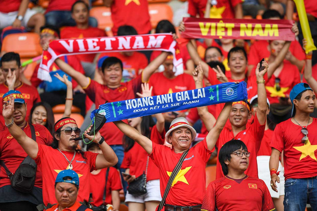 Sementara itu meski hanya meriah posisi keempat, pelatih Vietnam Park Hang Seo mengaku puas dengan pencapaian timnya tersebut. Pencapaian tersebut merupakan prestasi tertinggi tim sepak bola putra U-23 Vietnam dalam sejarah Asian Games.  Kemudian, Vietnam datang ke Asian Games 2018 sebagai finalis Piala U-23 Asia AFC tahun 2018. AFP Photo/Chaideer Mahyuddin