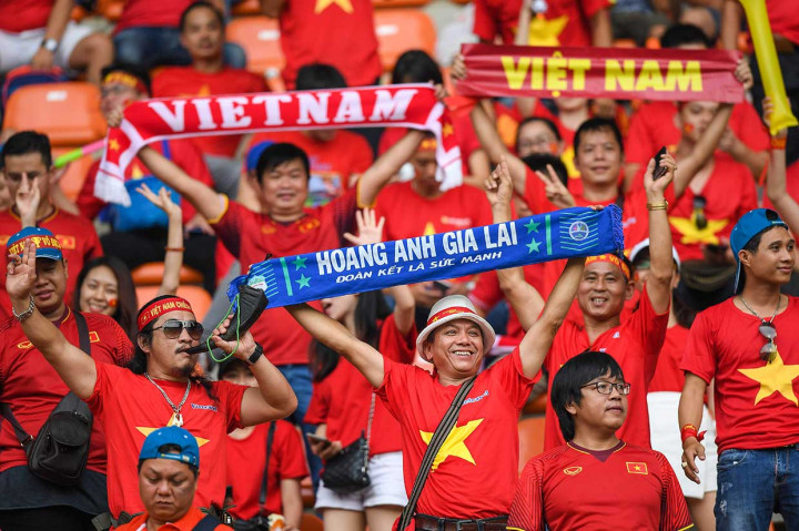 Sementara itu meski hanya meriah posisi keempat, pelatih Vietnam Park Hang Seo mengaku puas dengan pencapaian timnya tersebut. Pencapaian tersebut merupakan prestasi tertinggi tim sepak bola putra U-23 Vietnam dalam sejarah Asian Games.  Kemudian, Vietnam datang ke Asian Games 2018 sebagai finalis Piala U-23 Asia AFC tahun 2018. AFP Photo/Chaideer Mahyuddin