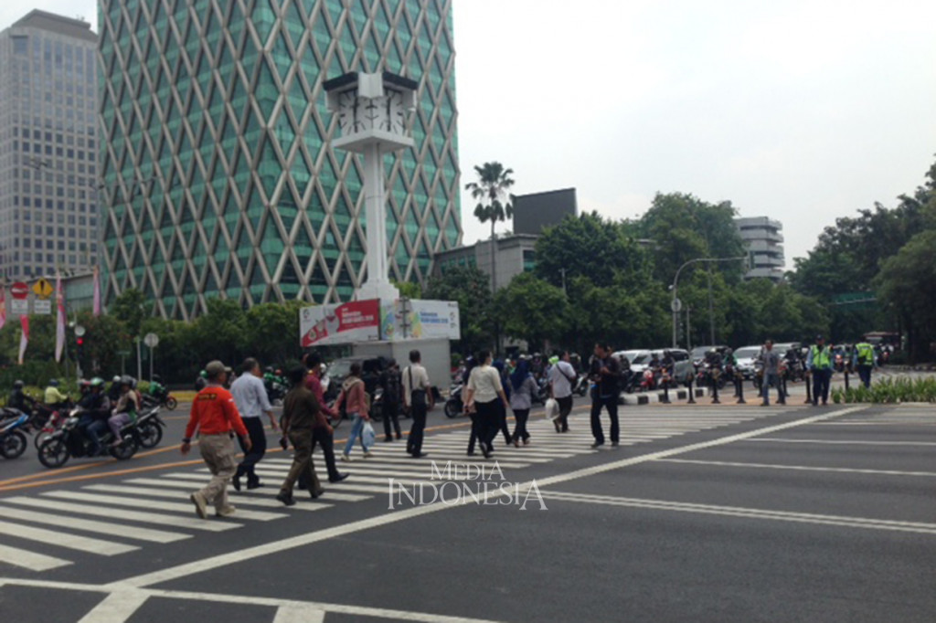 Dalam sambutannya, Anies mengatakan, pelican crossing membuat semua warga Jakarta memiliki kesempatan yang sama dalam menikmati layanan publik, termasuk layanan TransJakarta.