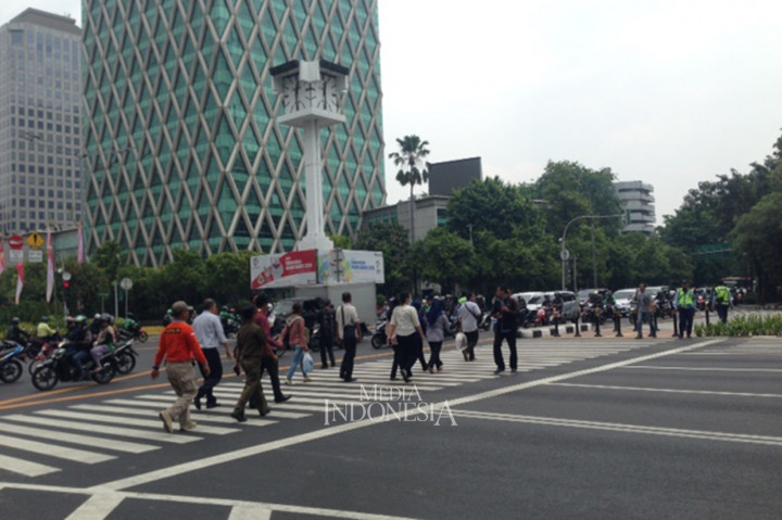 Dalam sambutannya, Anies mengatakan, pelican crossing membuat semua warga Jakarta memiliki kesempatan yang sama dalam menikmati layanan publik, termasuk layanan TransJakarta.